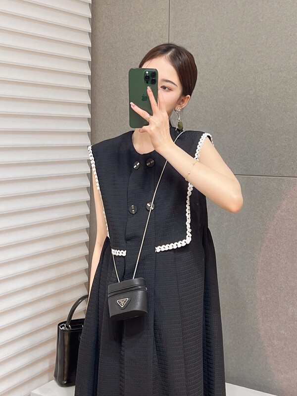 [Feimao (Yimao)] Korean fashion temperament color contrast dress ym-8192\lsl