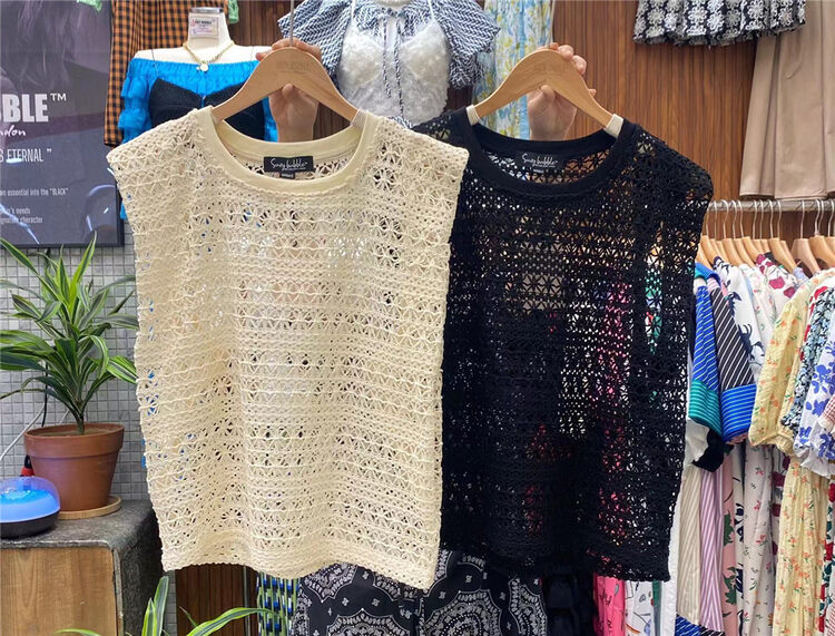 [suzybubble] fashionable casual hollowed out versatile vest / sling 3308# WPL