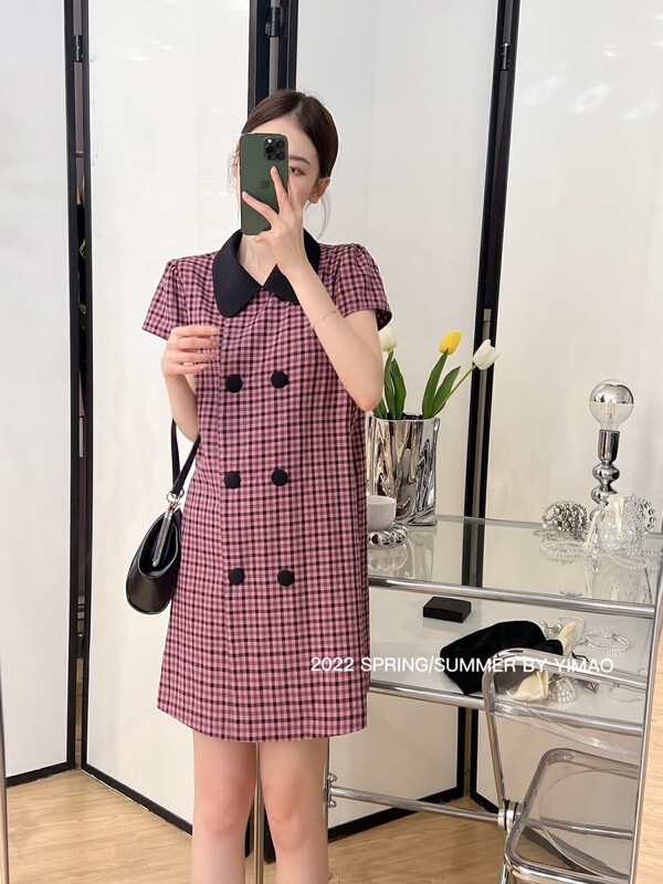 [Feimao (Yimao)] checkered fashion dress ym-4059\lsl