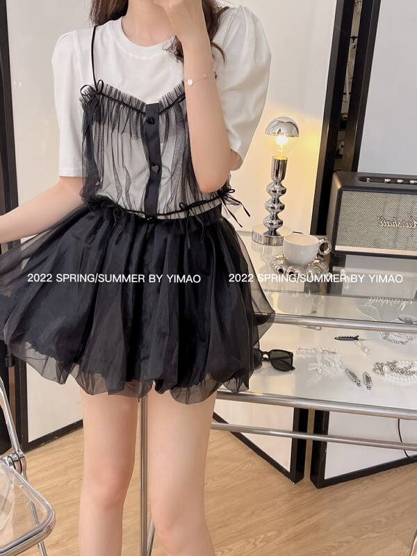 In early summer! [Feimao Philippine cat] Korean personalized short skirt ym-7210\lsl