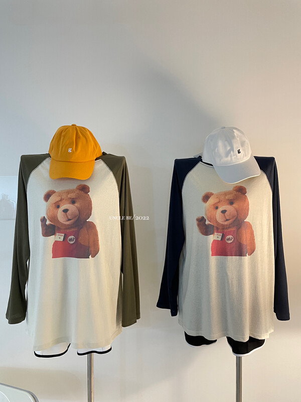 [UNC be] Cartoon Bear print sunscreen shirt (only selling tops) 3109\xyy
