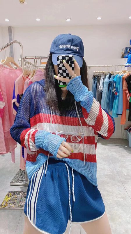 [Danny] personalized color blocking design versatile casual shorts aj180\gyj