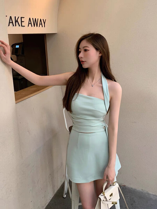 [millet +] elegant lady Department simple Vest + temperament skirt suit 343\wpl