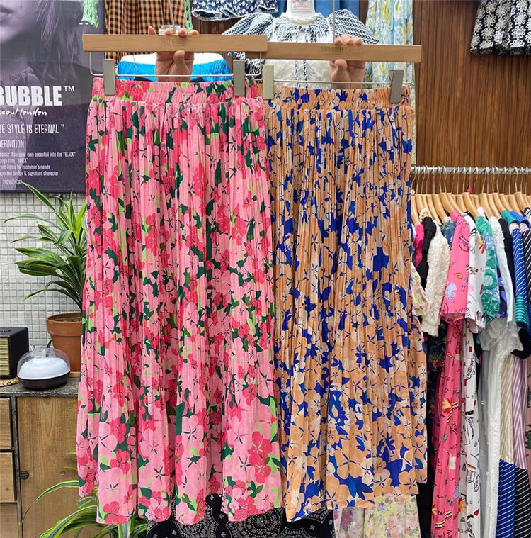 [suzybubble] retro pastoral romantic flower skirt ys1-8018# WPL
