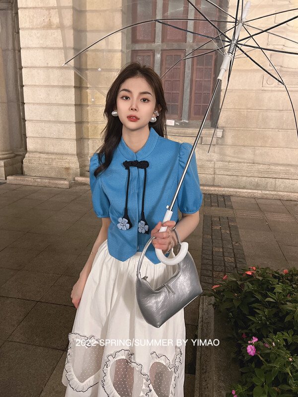 [Feimao (Yimao)] French retro slim shirt ym-7865\lsl