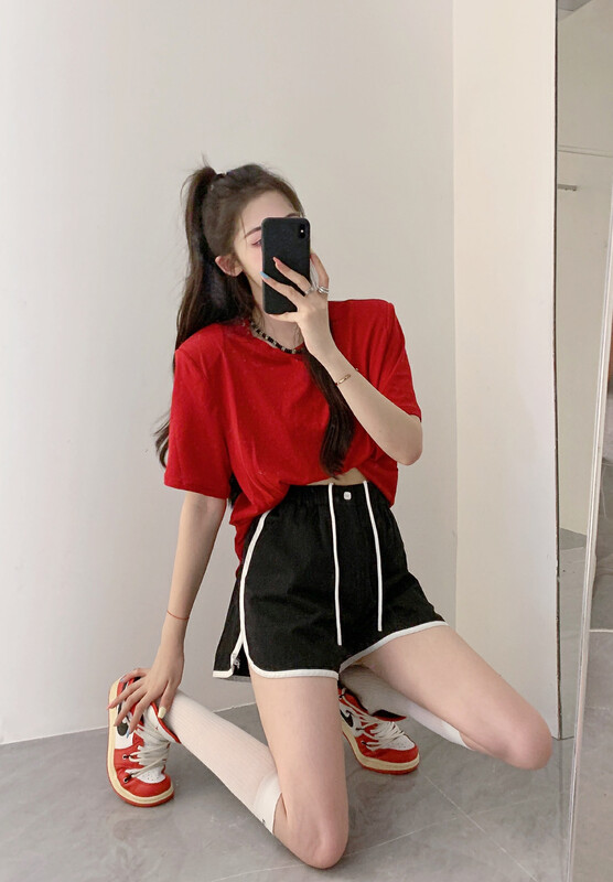[x2] Korean color sports casual shorts 68062\lsl