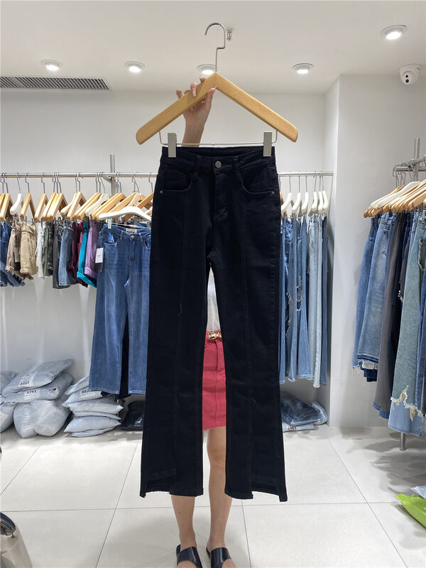 [o not 1] irregular slim fashion jeans n265# LSW