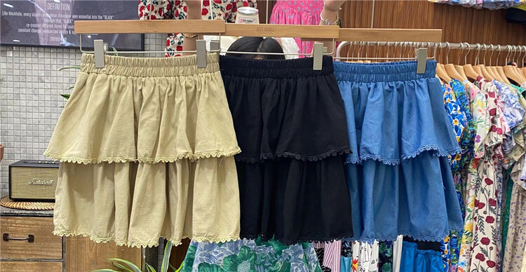 [suzybubble] Korean versatile Japanese casual skirt 6990\wpl