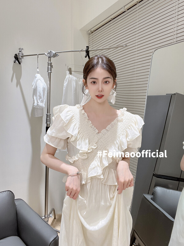 [Feimao (Yimao)] gentle lady Ruffle Dress ym-7808\lsl