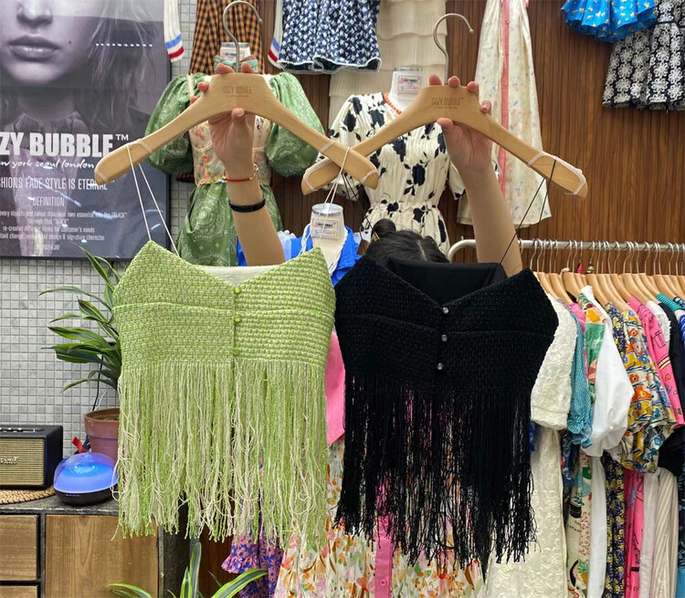 [suzybubble] fashion tassel sling shirt 817\wpl