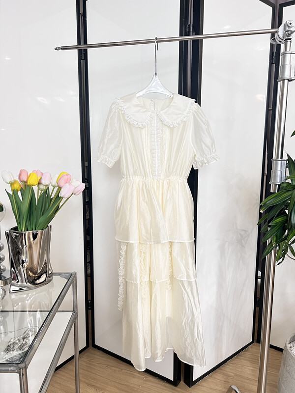 [Feimao (Yimao)] Korean soft wind doll neck dress z-4136\lsl