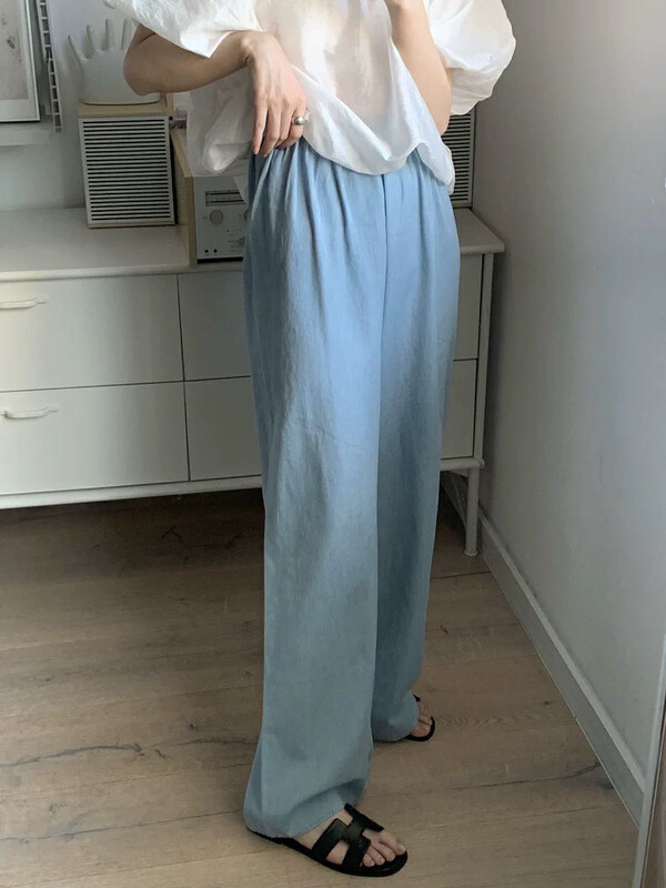【 love 】 Korean loose and versatile jeans 2097\fhx