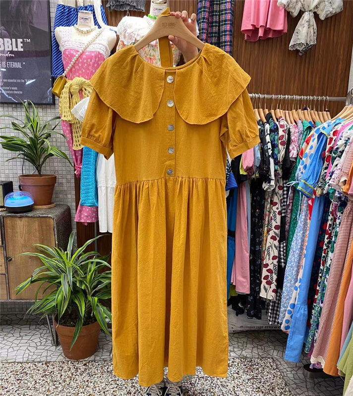 [suzybubble] Korean fashion temperament baby collar dress 3111\wpl