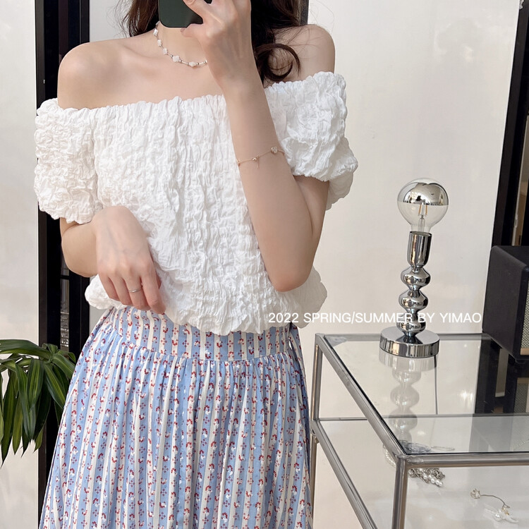 [Feimao (Yimao)] off shoulder fashion temperament shirt z-4120\lsl