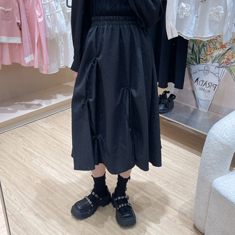Original price 77.83! New year in early spring! [Feimao Philippine cat] simple, loose and versatile fashion skirt ym-9549\lsl