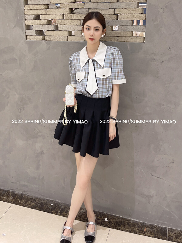 [Feimao (Yimao)] check fashion shirt ym-4168\lsl