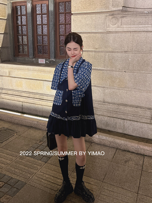 [Fei Mao] sweet cool fashion dress ym-7835\lsl