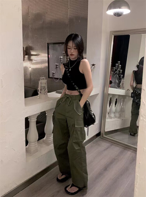 [I do do do] hot girls' versatile sleeveless vest / sling 6091-1\jj
