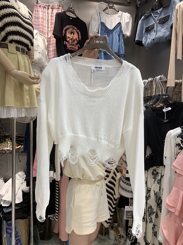 [I do do] broken ice silk sunscreen shirt 8199\jj