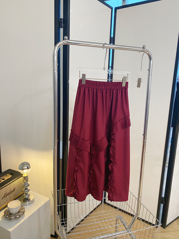 [Feimao (Yimao)] ladies' elastic high waist skirt ym-7931\lsl