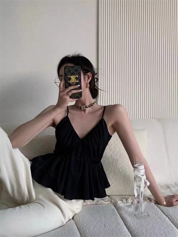 In early summer! [8lei5 ballet] sexy sling slim fitting shirt ys2-861\wpl