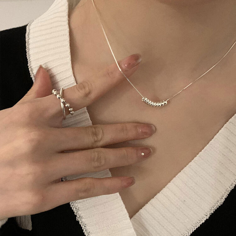 [inside] light luxury Korean high sense niche short necklace x3336# zxl