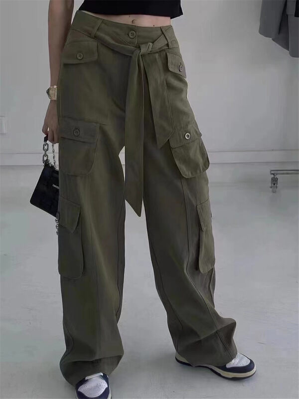 [o not 1] tooling fashion skinny jeans (with waist rope) w971\lsw