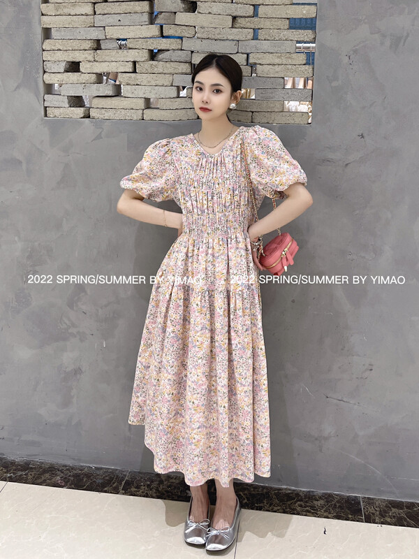 [Feimao (Yimao)] fresh lady floral dress z-4378\lsl