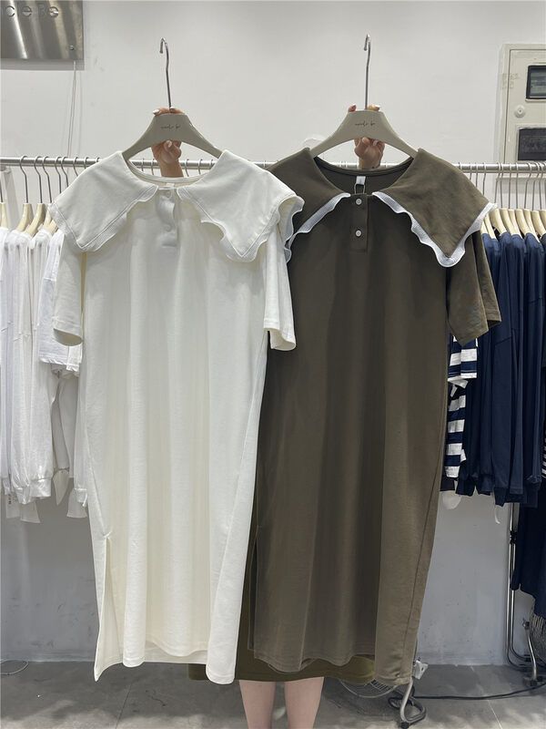 [UNC be] lace solid versatile dress 2135\xyy