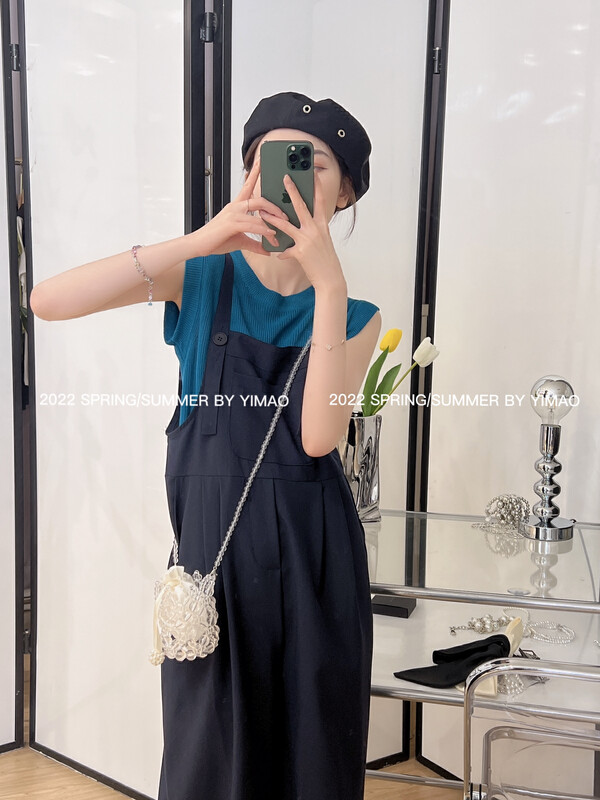 [Feimao (Yimao)] Korean simple slim round neck vest / sling ym-4052# LSL