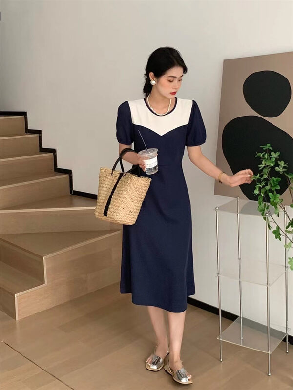 [CCJ] Han Shu patchwork dress 8211 \hjy