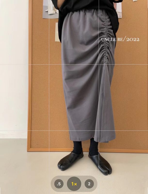 Original price 55.27! A new year in early spring! [uncle be] Korean Ladies slim pleated drawstring skirt 3012 × XYY