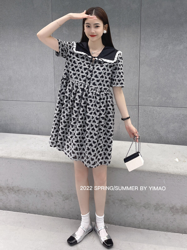 [Feimao (Yimao)] summer small fresh broken flower cute doll dress z-4228# LSL