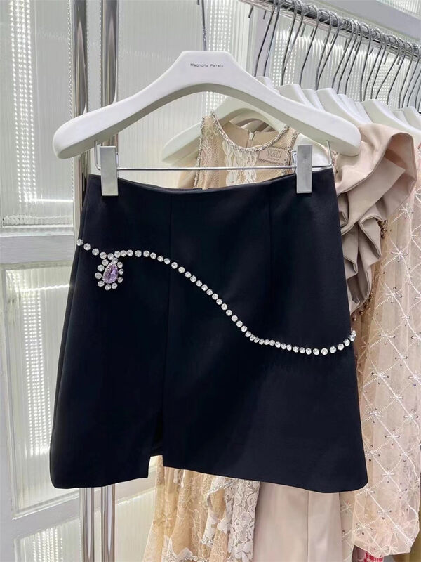 [Magnolia] little woman looks thin short Beaded skirt g151\jj