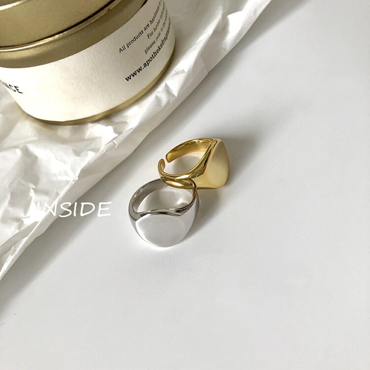 [inside] Korean simple, cool, beautiful, fashionable and versatile ring j3363\zxl