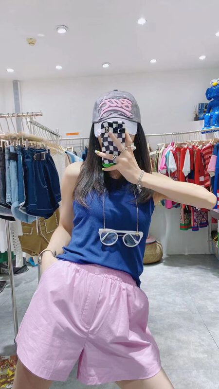 [Dani] simple loose fit versatile vest / suspender 77675\gyj