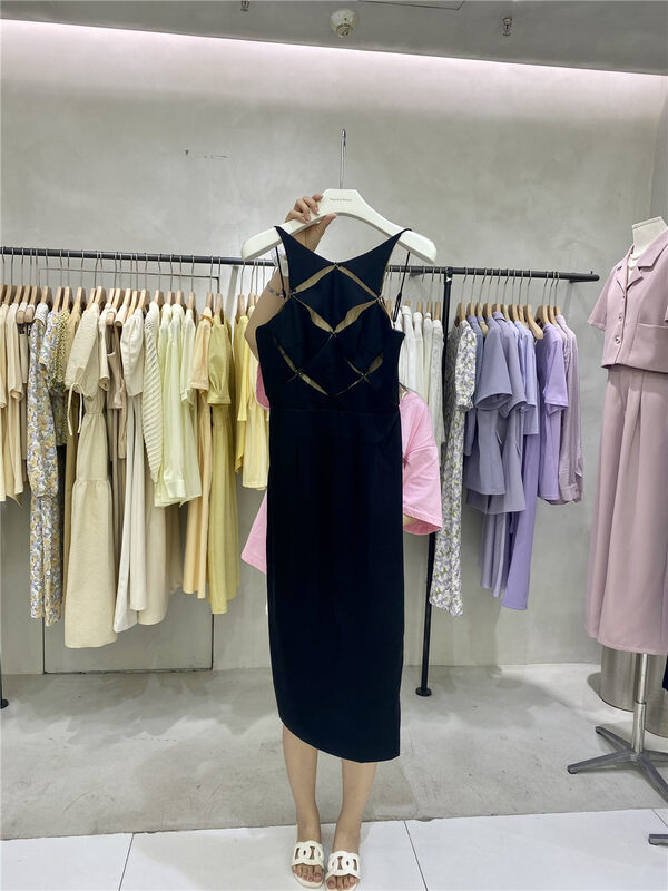 [Magnolia] lady slim sleeveless dress g216 \jj