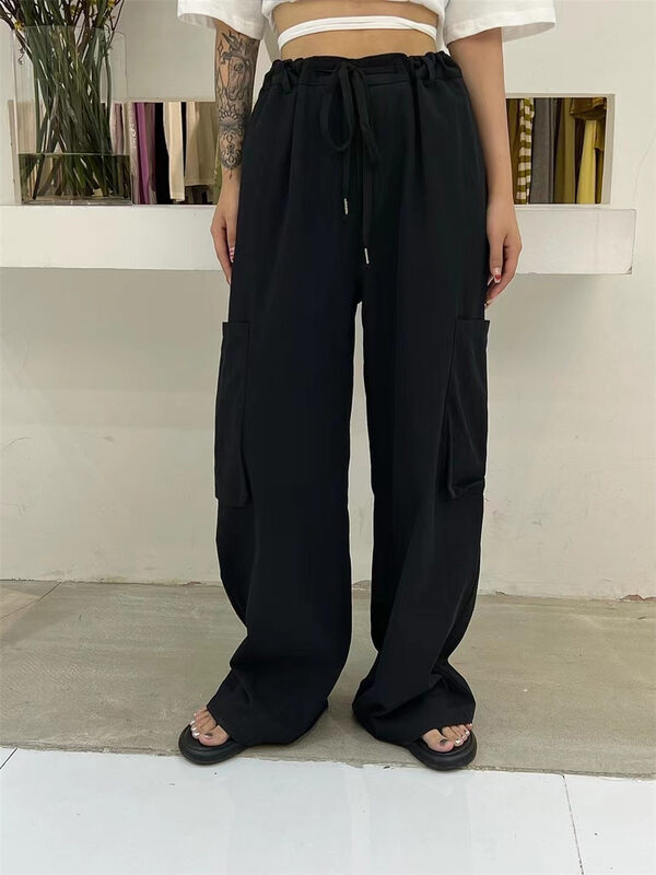 [VI. Liu Liu] tooling personalized loose casual pants 60813# zxl