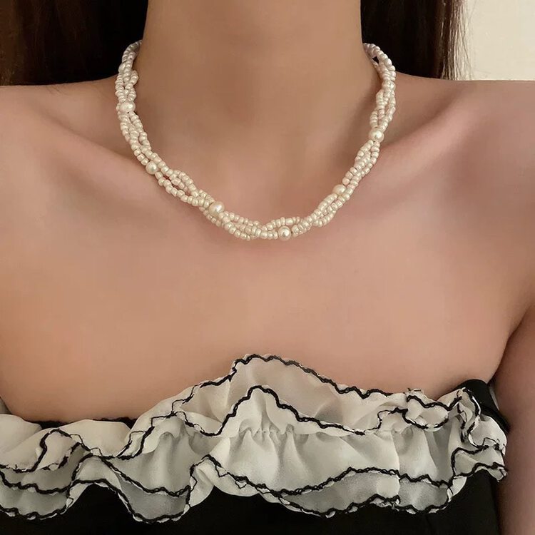 [inside] fashionable, exquisite and versatile short necklace x3272\zxl