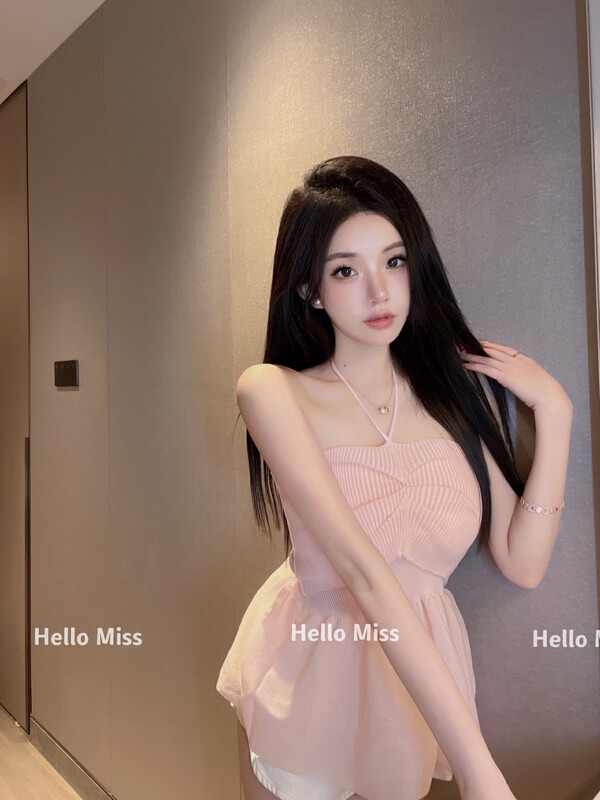 [Hello Miss] pure desire bra knitted shirt ys1-209 \pcz