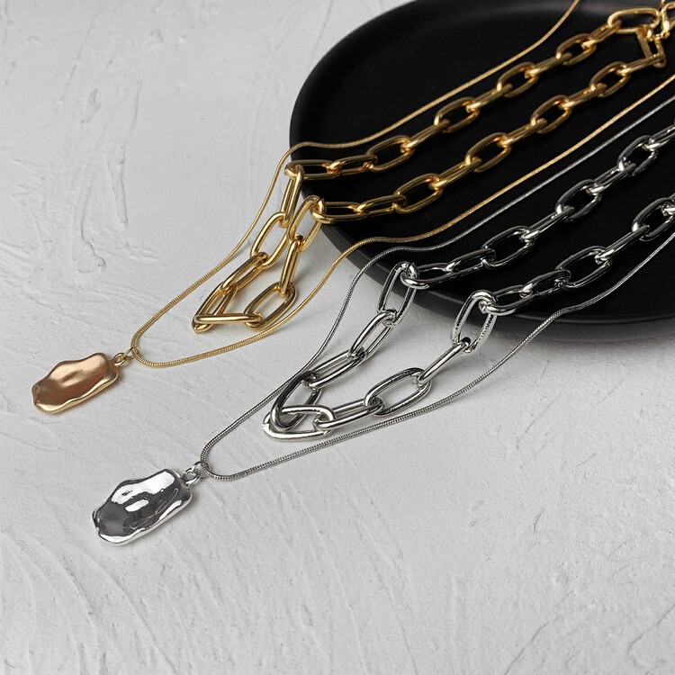[inside] fashion niche design short necklace x0577\zxl