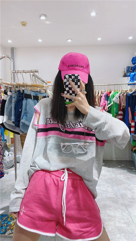 [Danny] casual round neck printed sunscreen shirt aj189 \gyj