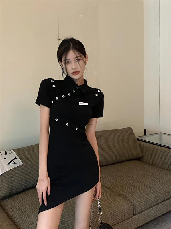 [I do do do] irregular design Vintage Dress 6083# JJ