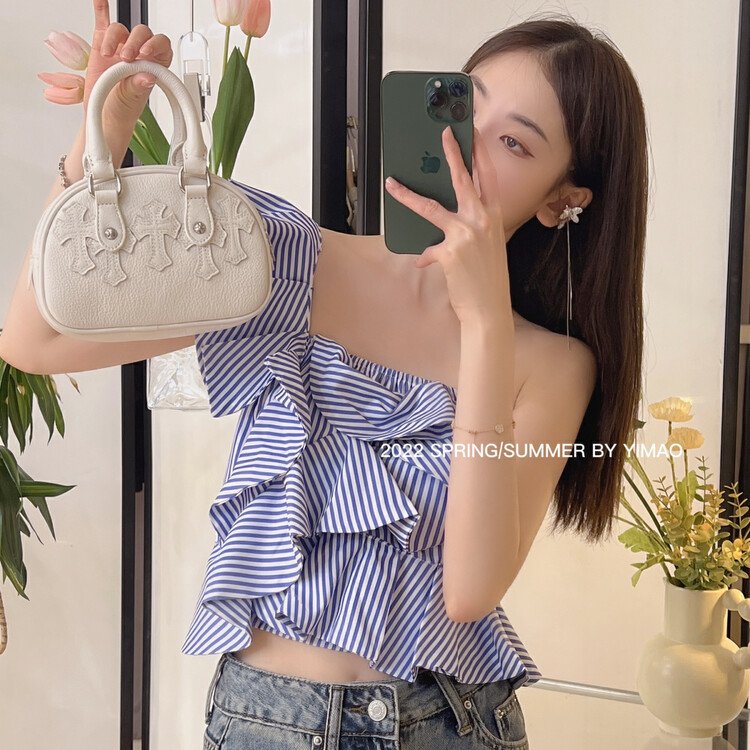[Feimao (Yimao)] Korean design Ruffle shirt z-4042\lsl