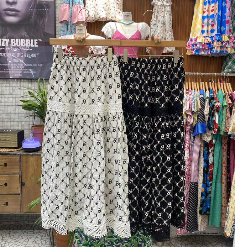 [suzybubble] Korean letter versatile skirt 950# WPL