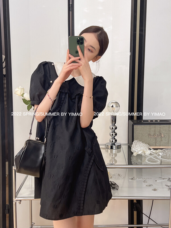 [Feimao (Yimao)] Korean aging baby collar loose dress ym-4061\lsl