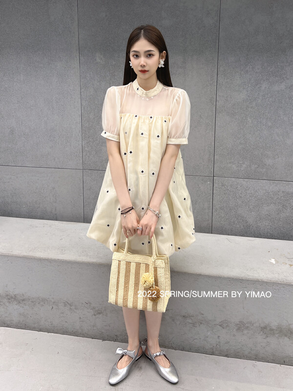 [Yimao] sweet aging gentle dress ym-8186\lsl