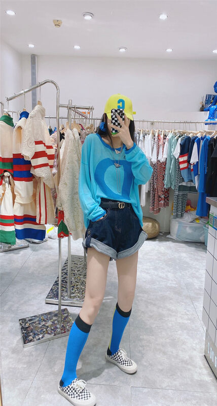 [Danny] letter Pullover versatile sunscreen shirt 3251\gyj