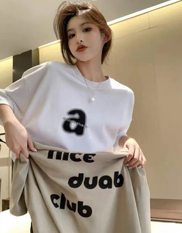 [j.2] Hong Kong Style versatile loose short sleeve T-shirt 4598\lsw
