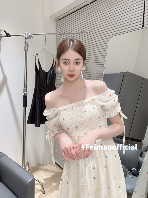 [Feimao (Yimao)] fashion wave point medium length dress ym-7603\lsl